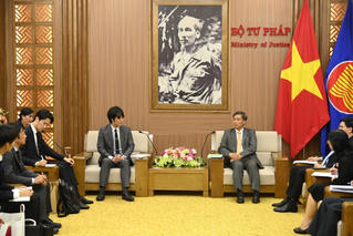 Thúc đẩy hợp tác trong lĩnh vực pháp luật và tư pháp giữa Việt Nam và Nhật Bản