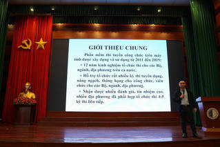 Khai mạc kỳ thi tuyển dụng viên chức của Trường Đại học Luật Hà Nội năm 2023