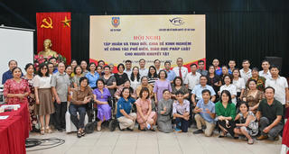 Tập huấn về công tác phổ biến, giáo dục pháp luật cho người khuyết tật