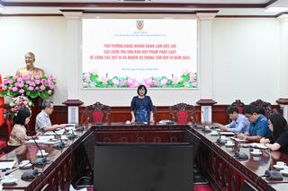 Tiếp tục triển khai hiệu quả công tác rà soát văn bản quy phạm pháp luật