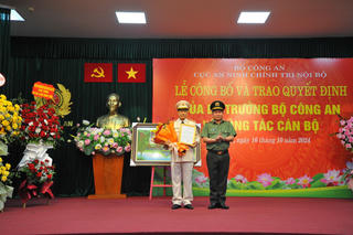 Cục An ninh chính trị nội bộ có tân Phó cục trưởng