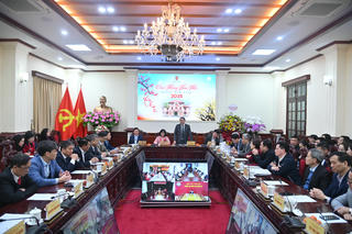 Bộ Tư pháp gặp mặt đầu Xuân Ất Tỵ 2025 và chúc mừng Kỷ niệm 95 năm ngày thành lập Đảng Cộng sản Việt Nam