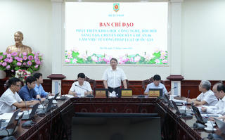 Phiên họp thứ nhất Ban chỉ đạo về phát triển khoa học, công nghệ, đổi mới sáng tạo, chuyển đổi số và Đề án 06