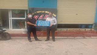 Yên Lạc (Vĩnh Phúc): Quyên góp hơn 300 triệu và vật phẩm ủng hộ công tác phòng, chống dịch Covid-19
