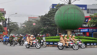 Cảnh sát giao thông Tuyên Quang tăng cường tuần tra, đảm bảo an toàn giao thông 