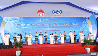 Lễ động thổ tổ hợp trung tâm Hội nghị quốc tế FLC Vĩnh Phúc 