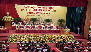 Khai mạc Đại hội Đại biểu Đảng bộ tỉnh Vĩnh Phúc lần thứ XVII