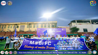 Ado Group: Tổ chức giao hữu bóng đá từ thiện, gây quỹ ủng hộ đồng bào miền Trung