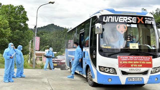 Bắc Kạn đón 278 công nhân trở về từ vùng dịch Bắc Giang