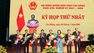 Ông Triệu Đình Lê được bầu làm Chủ tịch HĐND tỉnh Cao Bằng