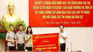 Cục THADS Phú Thọ tăng cường công tác thi hành án 
