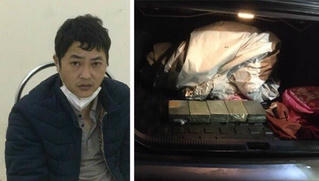 Cao Bằng: Bắt giữ đối tượng vận chuyển trái phép 10 bánh heroin