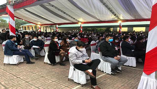 Phú Thọ: Giữa lúc bùng dịch, hơn 500 người tham gia đấu giá đất chưa hoàn thiện mặt bằng