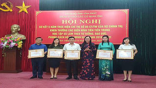 Hiệu quả thiết thực trong công tác học tập và làm theo Bác tại Vĩnh Phúc