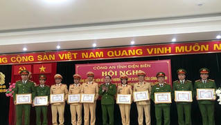 Công an tỉnh Điện Biên thực hiện tốt nhiệm vụ đảm bảo ATGT và trật tự xã hội