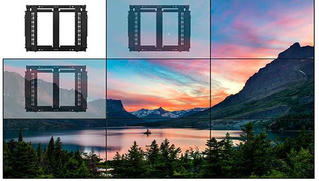 Giá treo màn hình ghép tiên tiến nhất BT8312 từ B-Tech AV Mounts