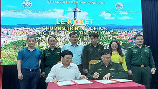 Sở TT&TT Lạng Sơn và Bộ Chỉ huy BĐBP tỉnh ký kết phối hợp truyền thông giai đoạn 2022 – 2030