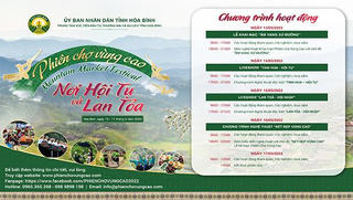 Hòa Bình tổ chức phiên chợ vùng cao trưng bày sản phẩm OCOP