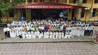 Nét đẹp tri ân tại ngôi trường trên quê hương đất Tổ