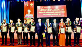 Vinh danh doanh nhân, doanh nghiệp tiêu biểu tỉnh Tuyên Quang
