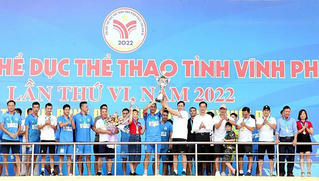 Vĩnh Yên khẳng định vị trí dẫn đầu tại Đại hội Thể dục thể thao tỉnh lần thứ VI năm 2022