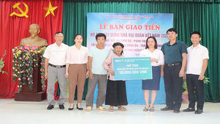 Hỗ trợ xây dựng nhà mái ấm tình thương cho hộ đặc biệt khó khăn tại TP Vĩnh Yên