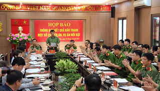 Công an Phú Thọ thông báo kết quả đấu tranh một số chuyên án nổi bật