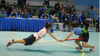 Đoàn Thể thao Thái Nguyên dẫn đầu môn Đẩy gậy