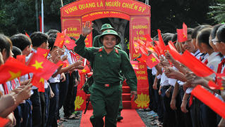 Lễ giao nhận quân tại các tỉnh Trung du và Miền núi phía Bắc