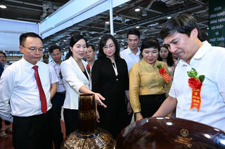 Vĩnh Phúc tham dự Hội chợ triển lãm hàng công nghiệp nông thôn tiêu biểu 