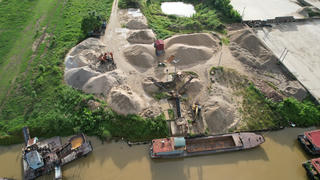 Phú Thọ: Bến bãi hoạt động “chui” bất chấp quy định