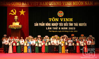 Thái Nguyên tôn vinh 36 sản phẩm nông nghiệp tiêu biểu