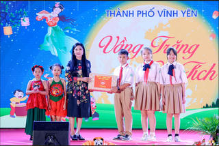 Thành phố Vĩnh Yên rộn ràng đêm hội ‘Vầng trăng cổ tích’