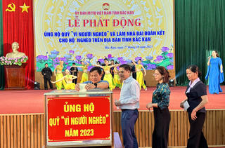 Bắc Kạn: Hơn 800 triệu đồng được quyên góp tại lễ phát động Quỹ ‘Vì người nghèo’