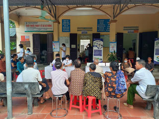 Bệnh viện Phổi tỉnh Phú Thọ khám phát hiện chủ động các ca lao, lao tiềm ẩn theo chiến lược 2X tại cộng đồng