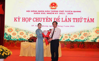 Thành phố Tuyên Quang có tân Phó Chủ tịch