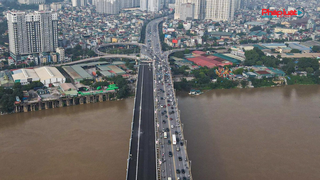 Cầu Vĩnh Tuy giai đoạn 2 trước ngày thông xe