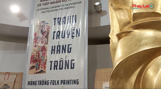 Tranh Hàng Trống hơn 100 năm tuổi “kể chuyện”