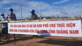 Chấn chỉnh kinh doanh bất động sản và huy động vốn tại Dự án Khu phố chợ Chiên Đàn, Quảng Nam