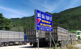 Trả hồ sơ thẩm định liên quan mỏ đá Vạn Lý ở Quảng Ngãi