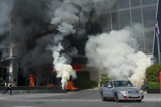 Đà Nẵng diễn tập chữa cháy khách sạn siêu cao tầng, giả thuyết 1.300 người bị nạn