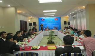 Hội đàm Sở Tư pháp 2 tỉnh Quảng Trị - Savannakhet