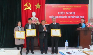 Huế: Triển khai công tác Tư pháp năm 2018 