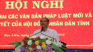 Sở Tư pháp Bạc Liêu triển khai các văn bản pháp luật mới
