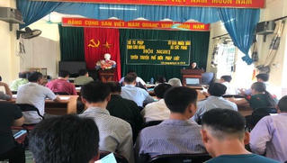 Sở Tư pháp Cao Bằng tổ chức hội nghị tuyên truyền pháp luật tại 3 xã ở huyện Bảo Lạc
