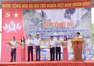 Bạc Liêu: Xã Anh hùng Ninh Thạnh Lợi đạt chuẩn nông thôn mới