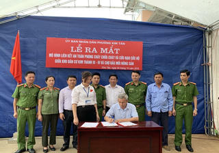 Lào Cai ra mắt mô hình liên kết an toàn phòng cháy, chữa cháy đầu tiên 