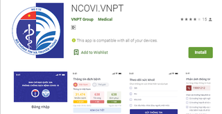Ứng dụng NCOVI liên tục cập nhật các tính năng mới trong mùa dịch Covid-19