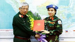 Ký ức khó phai của nữ chiến sĩ Việt Nam đầu tiên tham gia gìn giữ hòa bình Liên Hợp quốc