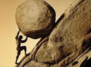 Truyền thuyết về vua Sisyphus và tảng đá vĩnh cửu